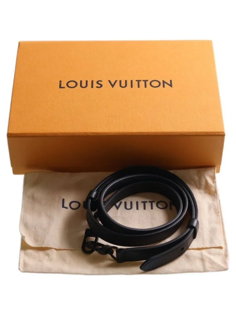 Louis Vuitton Vertical Trunk Wearable Wallet Monogram Shoulder Bag Leather Black